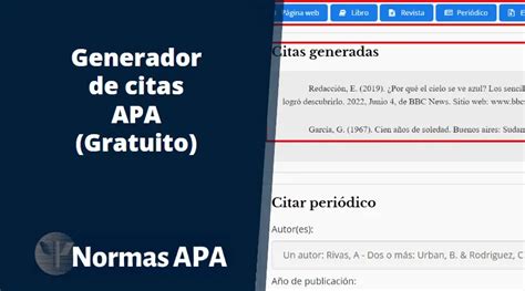 citar en apa online gratis|Generador de Citas APA Gratuito [Actualización 2025]。